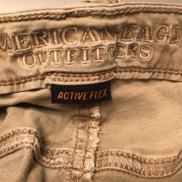 american eagle active flex khakis